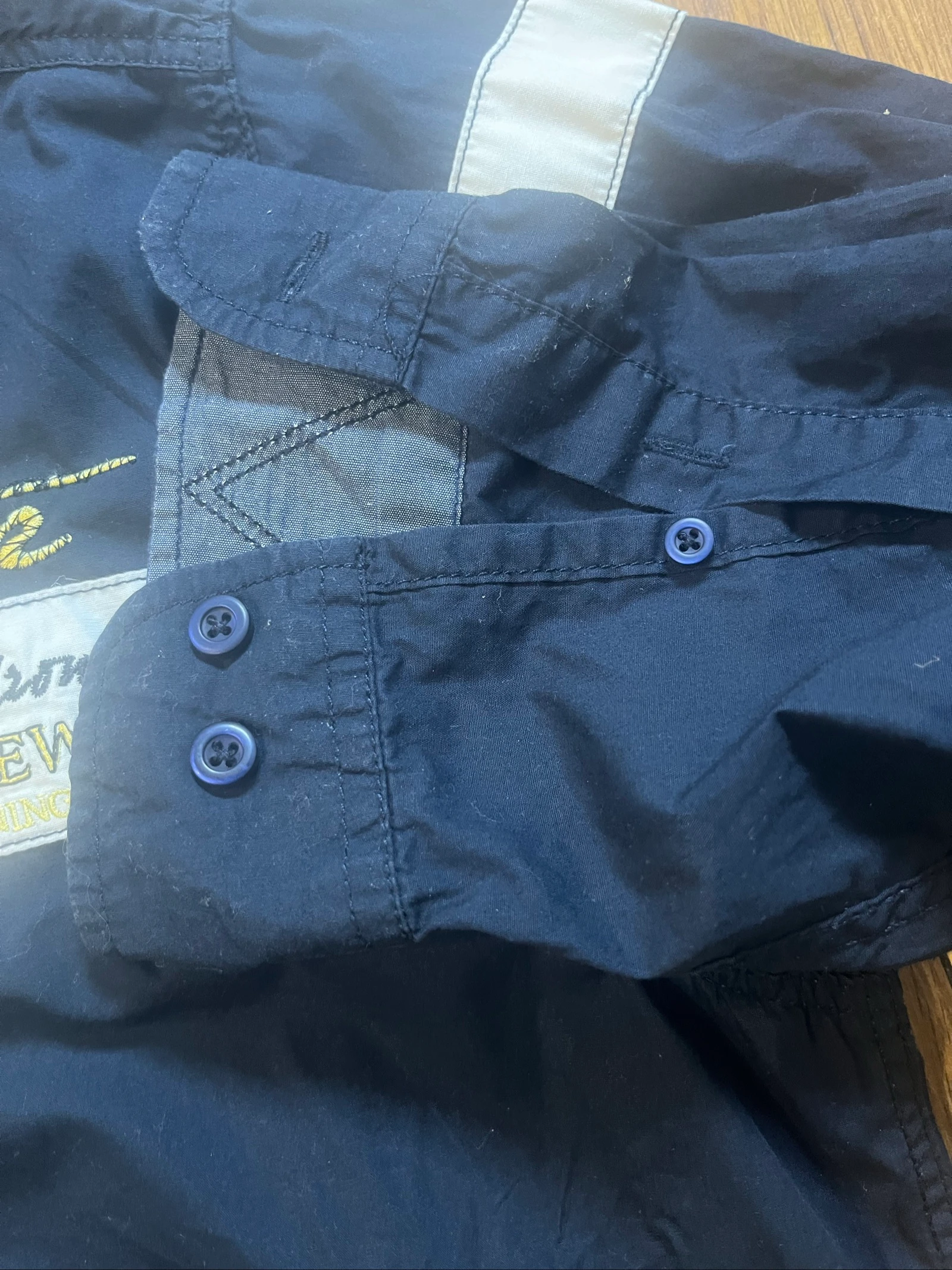 Camisa AT Company Break Water regata preta - Armand Thiery - tamanho G - muito bom estado – photo 7